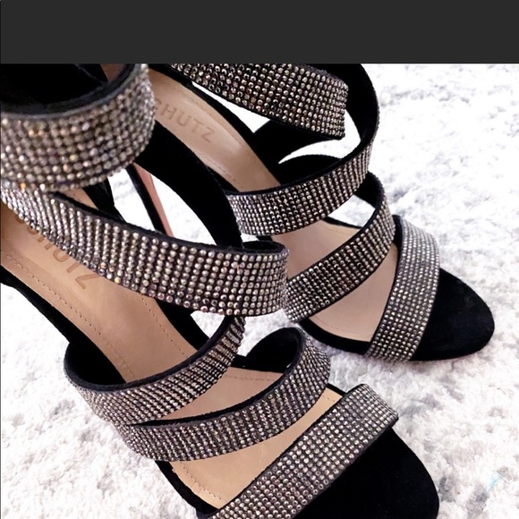 Schutz jia crystal embellished caged heels - Picture 7 of 8